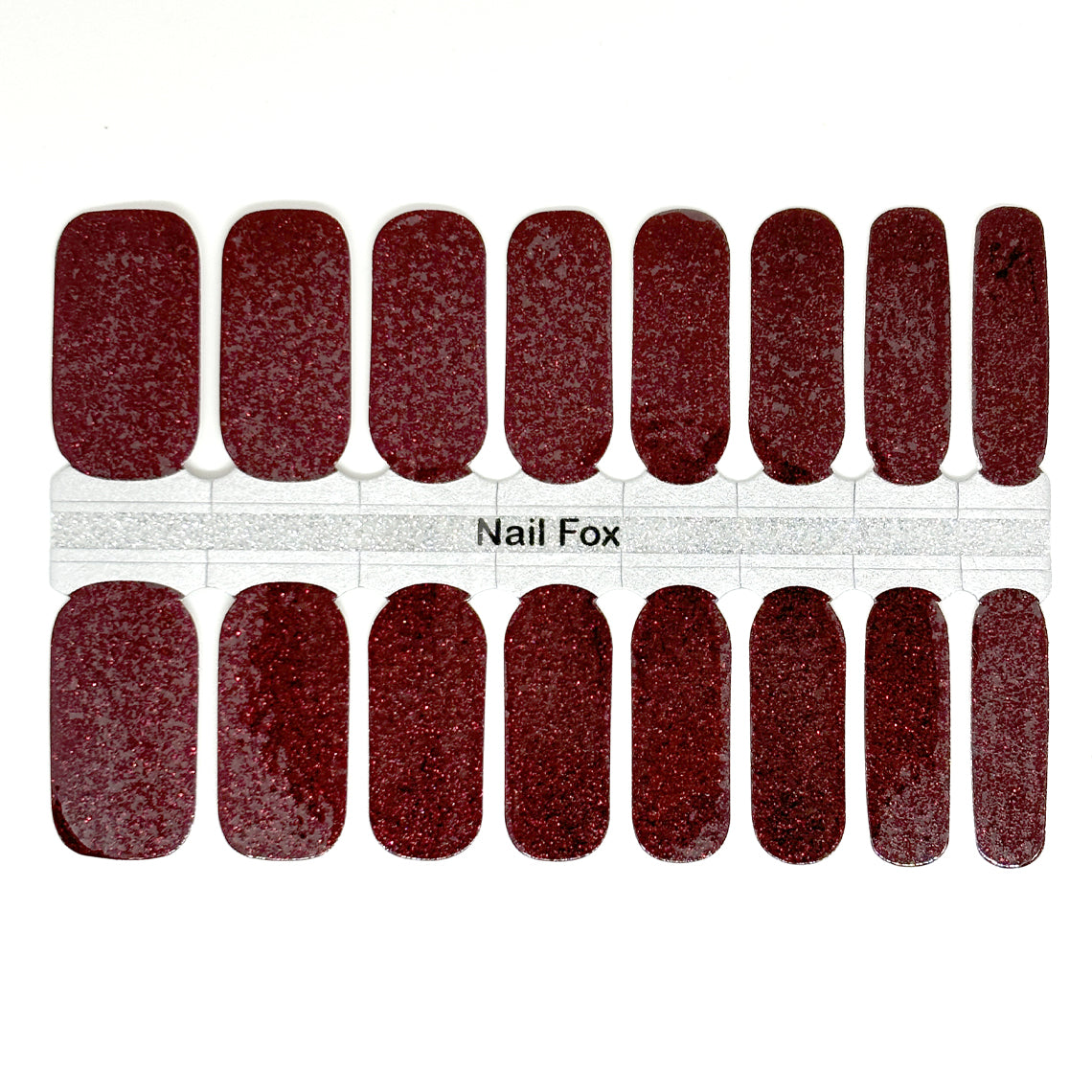 Cherry Cola Glitter Exclusive Color Nail Wraps