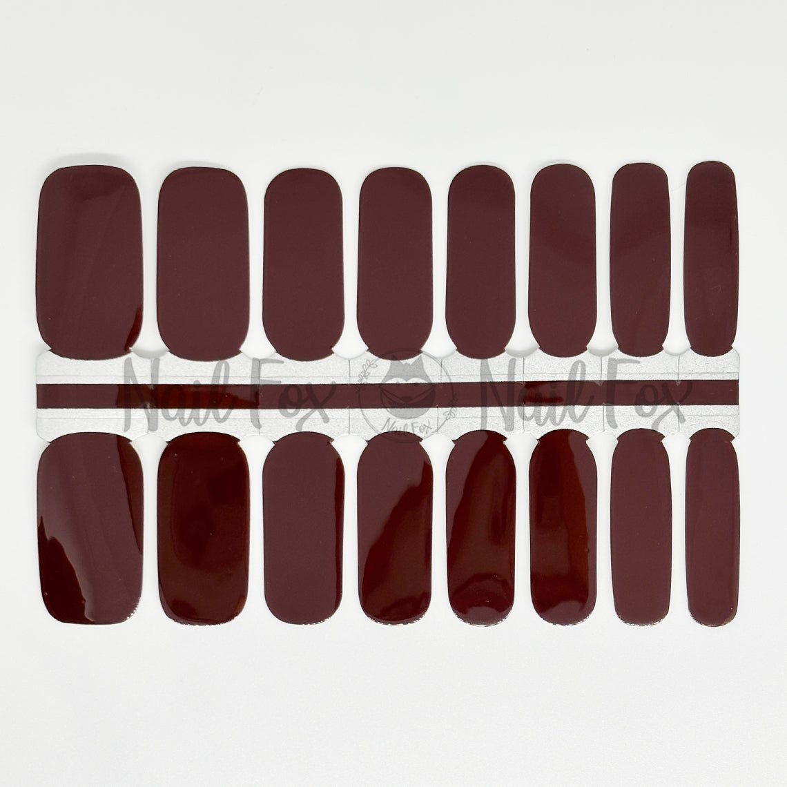 Chocolate Solid Nail Wraps
