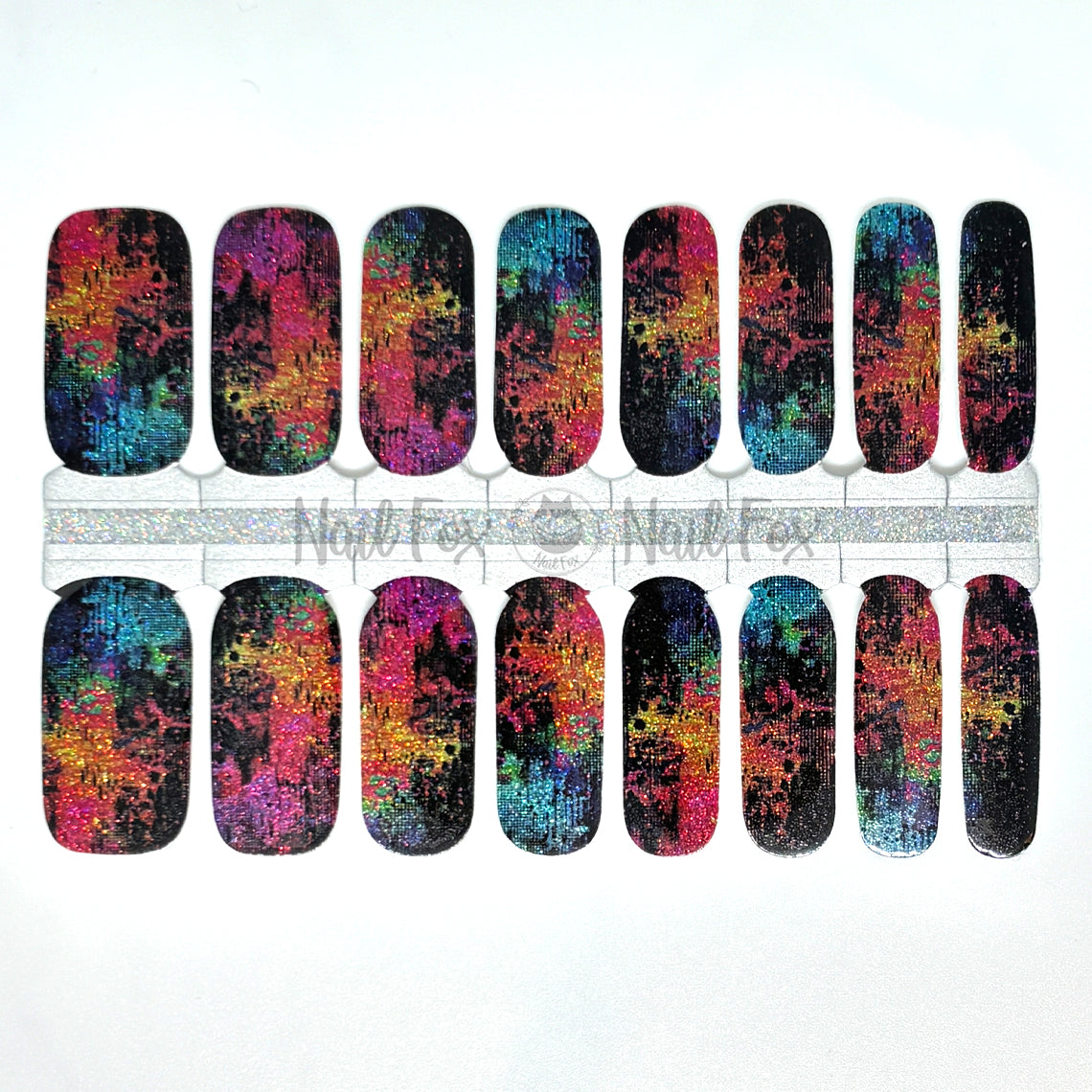 Color Splash Nail Wraps (GLITTER)