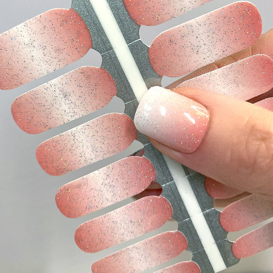 Coral Ombre Nail Wraps
