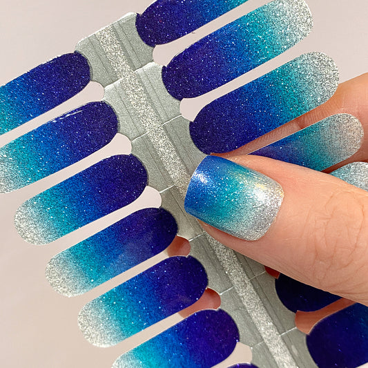 Deep Dive Glitter Nail Wraps