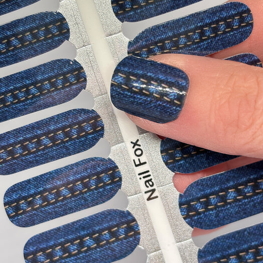 Denim Diva Exclusive Design Nail Wraps