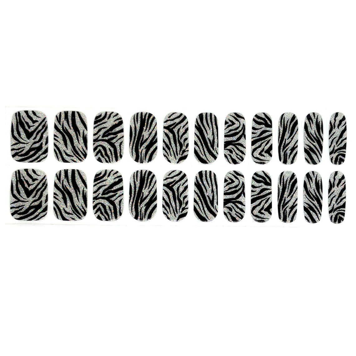 Disco Safari No Light Gel Nail Wraps (NLG) (HOLO GLITTER)