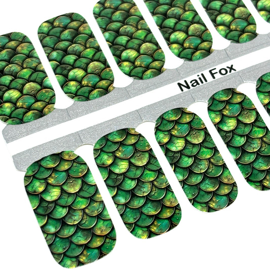 Dragon Scales Exclusive Design Nail Wraps