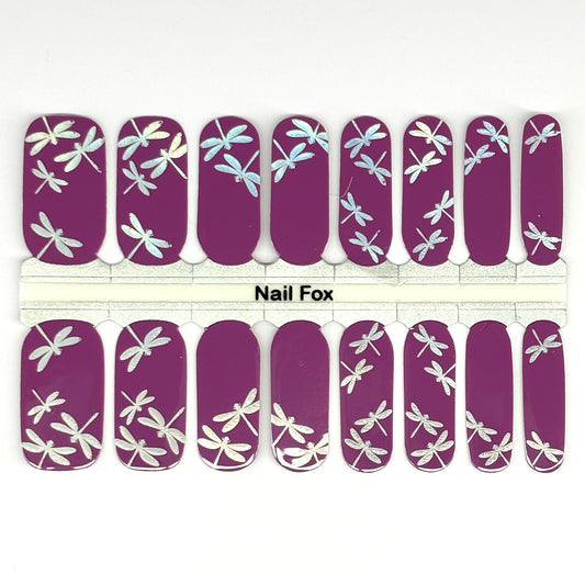 Dragonfly Dance Exclusive Design Nail Wraps (HOLO FOIL)