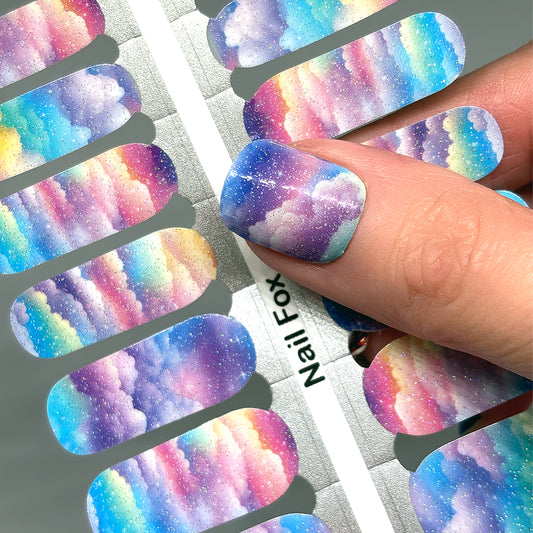 Dreamscape Exclusive Design Nail Wraps (SUBTLE GLITTER)