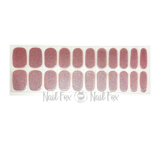 Dusty Rose Shifter No Light Gel Nail Wraps (NLG)