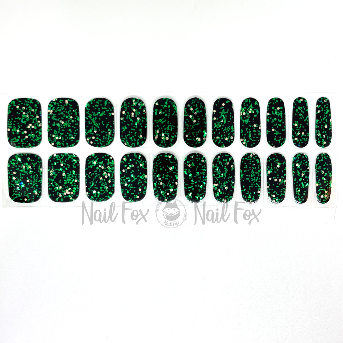 Emerald Gem No Light Gel Nail Wraps (NLG)