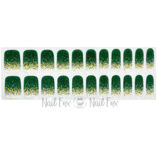 Enchanted Emerald No Light Gel Nail Wraps (NLG)