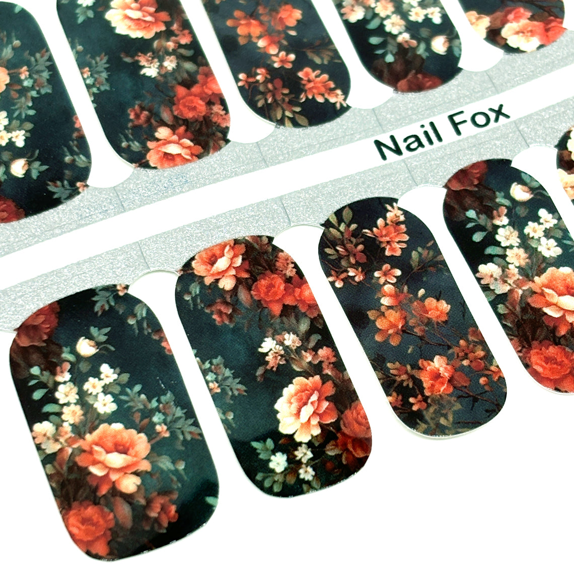 Fall Floral Exclusive Design Nail Wraps