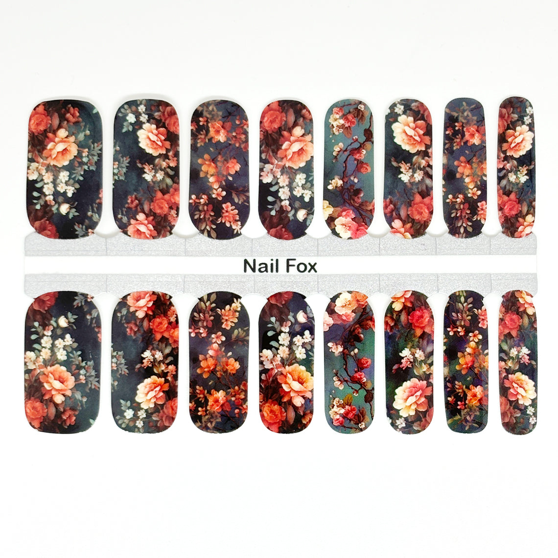 Fall Floral Exclusive Design Nail Wraps