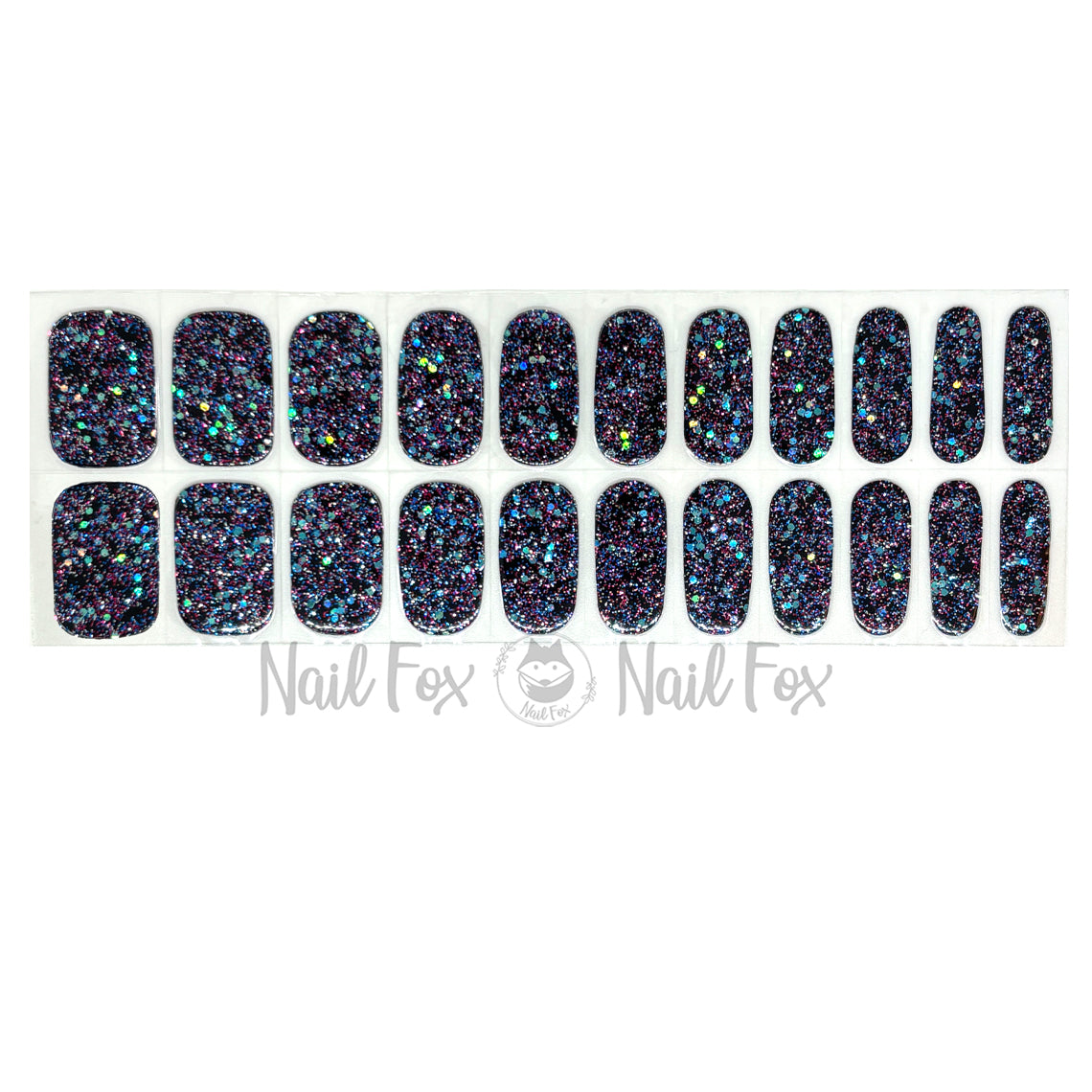 Festive Night No Light Gel Nail Wraps (NLG)