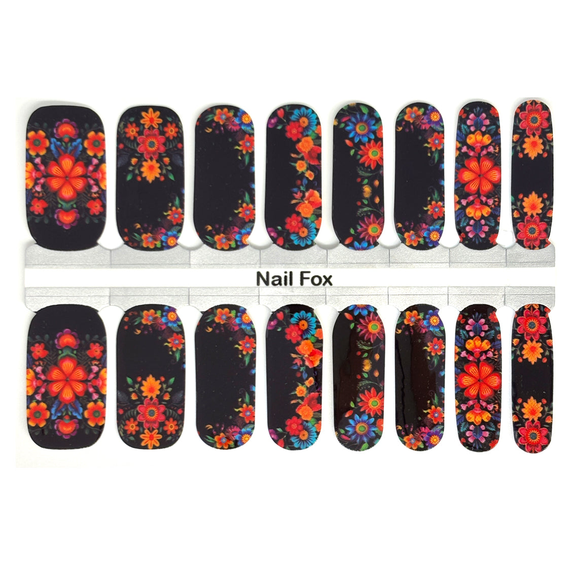 Fiesta Floral Exclusive Design Nail Wraps