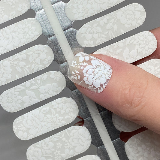 Floral Overlay Nail Wraps