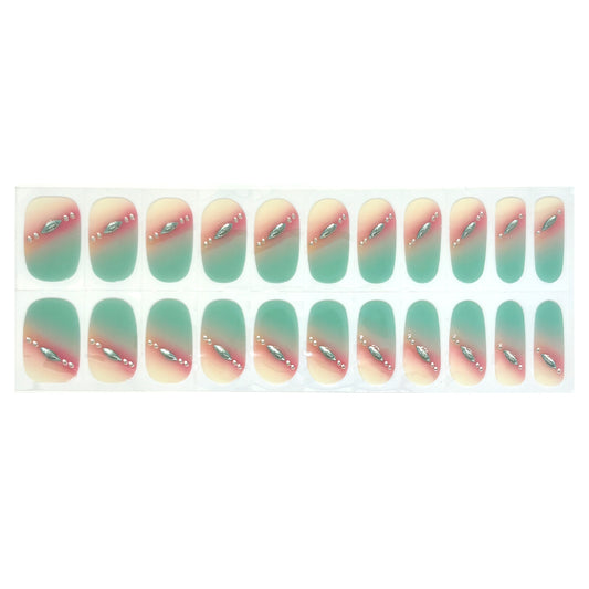 Florida Coast Gem No Light Gel Nail Wraps (NLG)(GEMS)