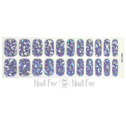Fractal Frequency Exclusive No Light Gel Nail Wraps (NLG) (HOLO)