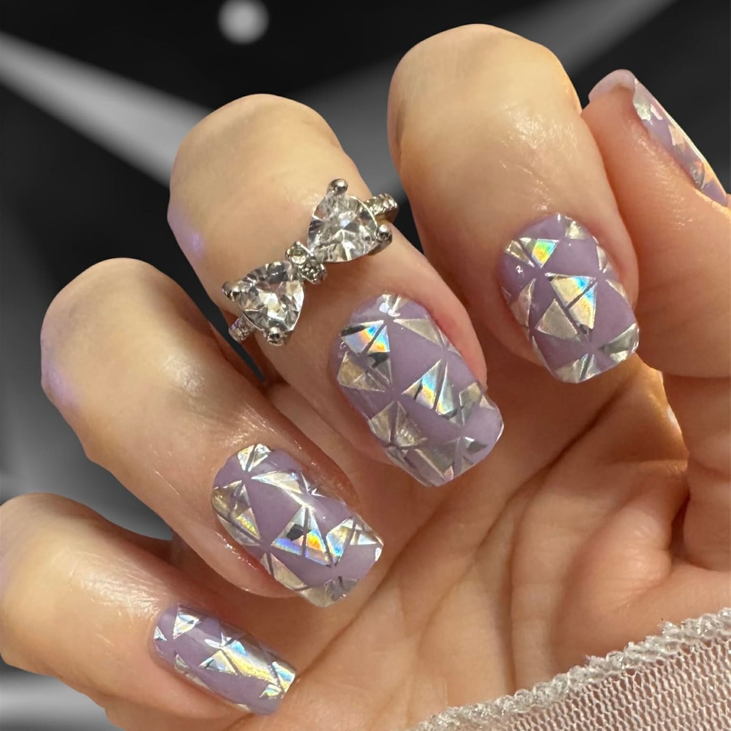 Fractal Frequency Exclusive No Light Gel Nail Wraps (NLG) (HOLO)