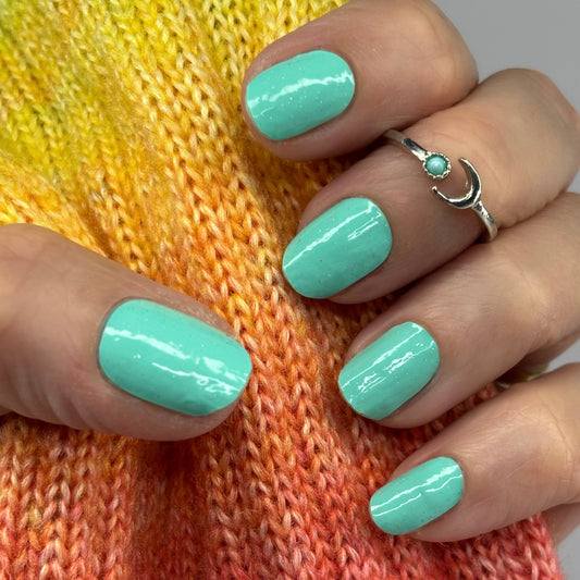 Caribbean Sparkle Exclusive Nail Wraps (Subtle Glitter)