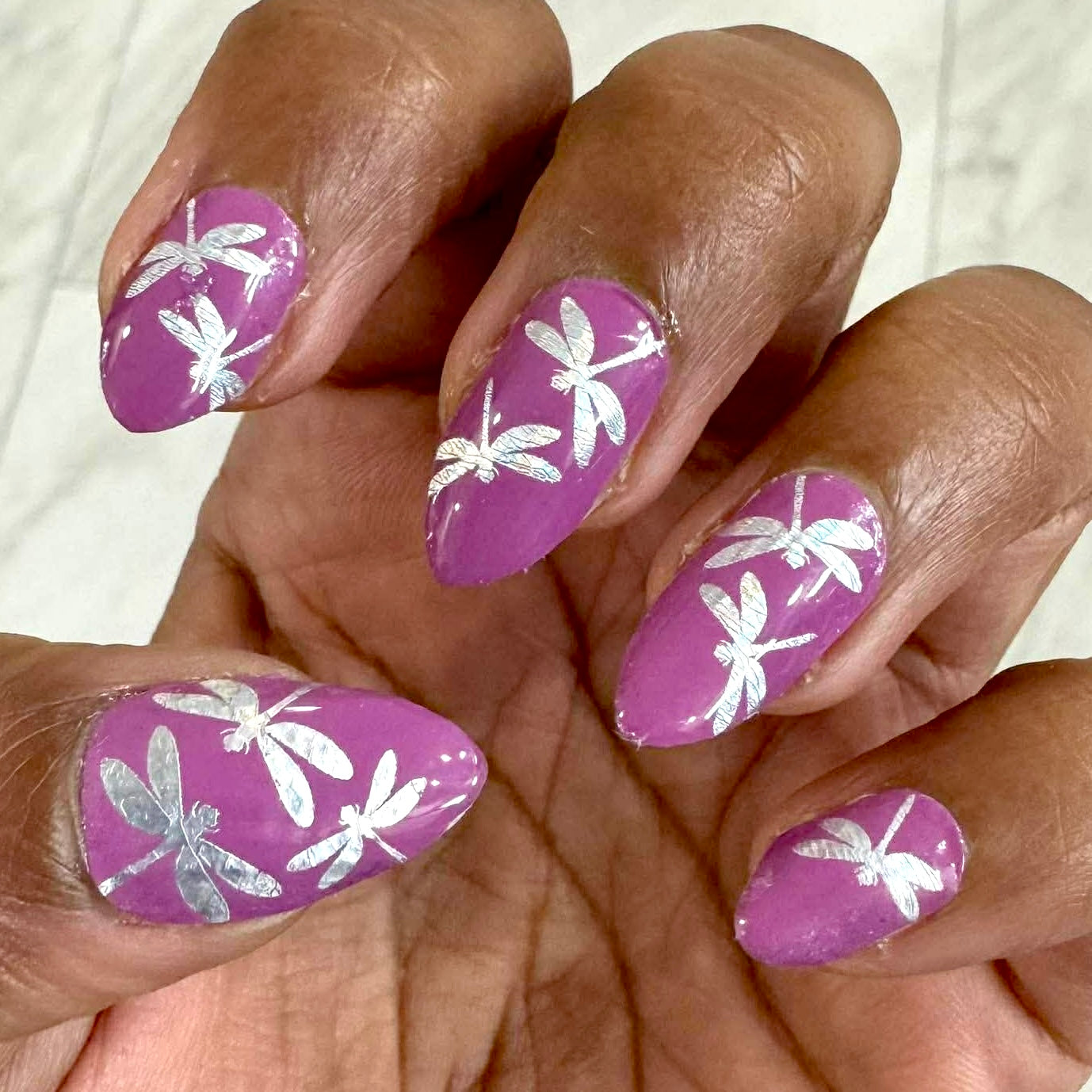 Dragonfly Dance Exclusive Design Nail Wraps (HOLO FOIL)