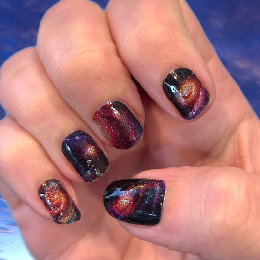 Galaxy Glitter Nail Wraps