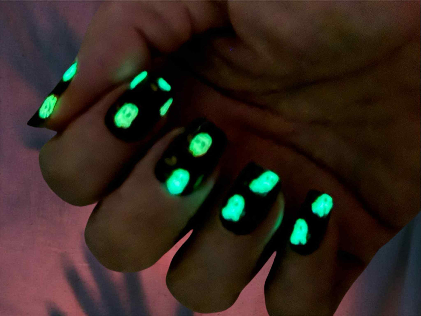Ghostie Glow Exclusive Design Nail Wraps (GLOW)