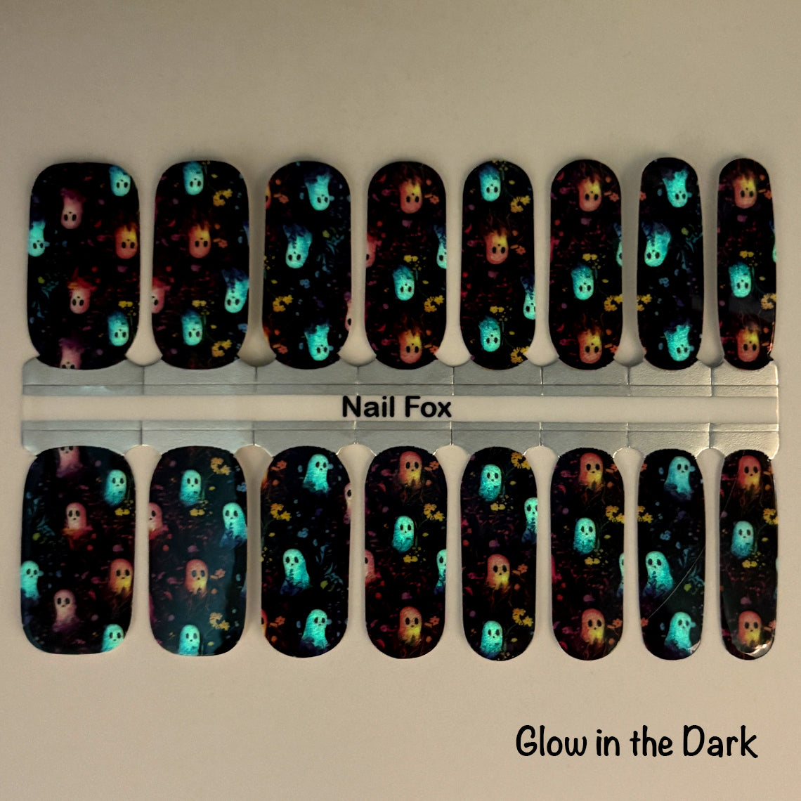 Ghostie Glow Exclusive Design Nail Wraps (GLOW)