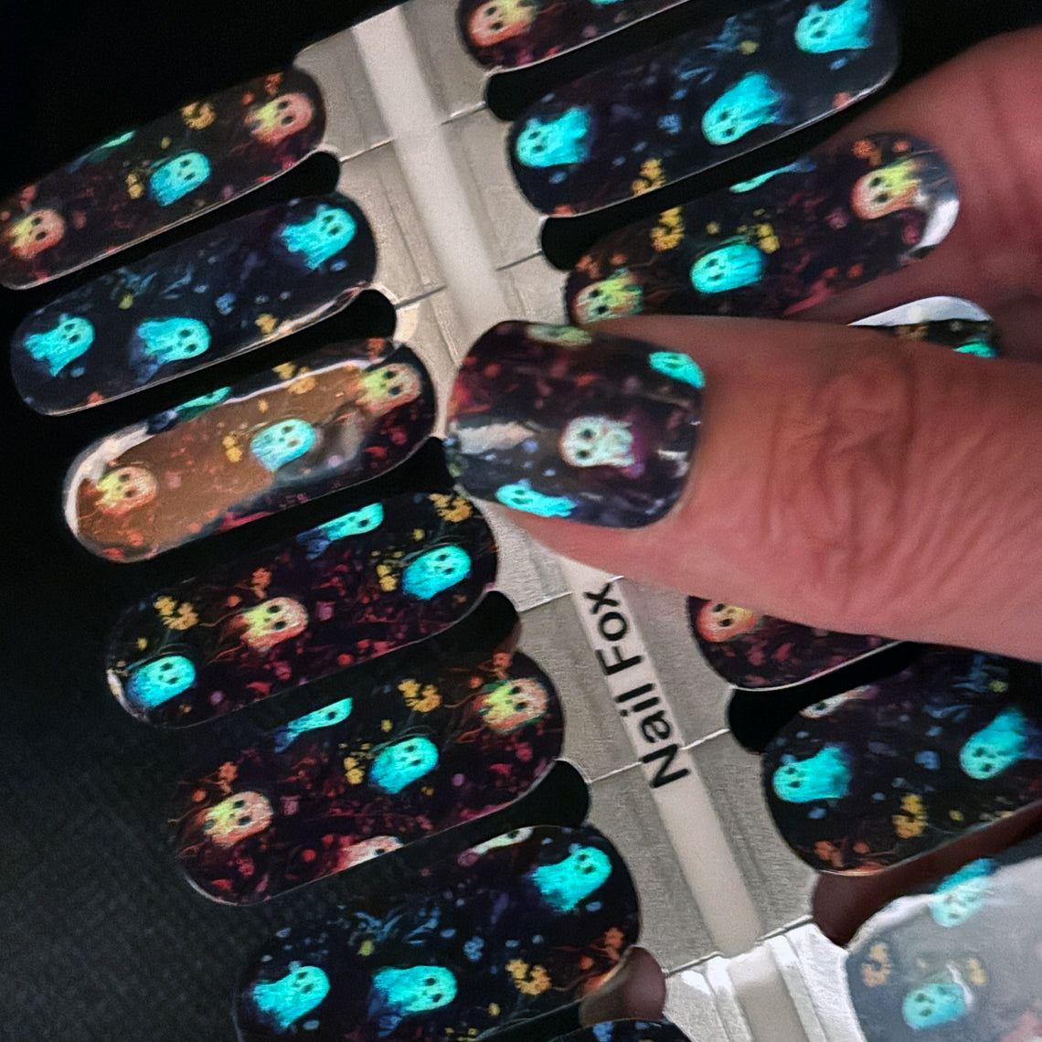 Ghostie Glow Exclusive Design Nail Wraps (GLOW)