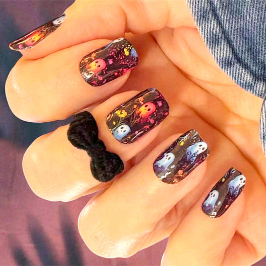 Ghostie Glow Exclusive Design Nail Wraps (GLOW)