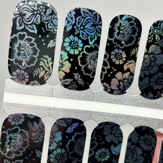 Goth Beauty Nail Wraps (HOLO)