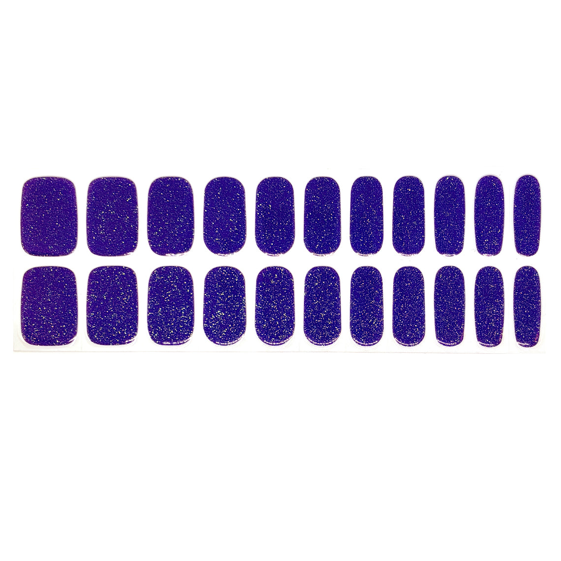 Grape Expectations Exclusive No Light Gel Nail Wraps (NLG)(GLITTER)
