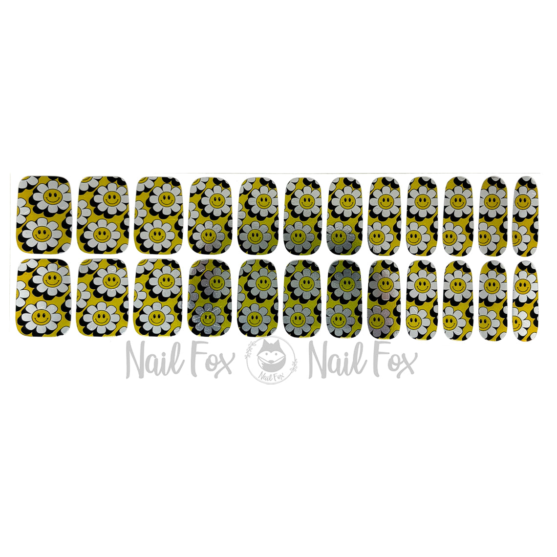 Happy Day Nail Wraps (METALLIC)