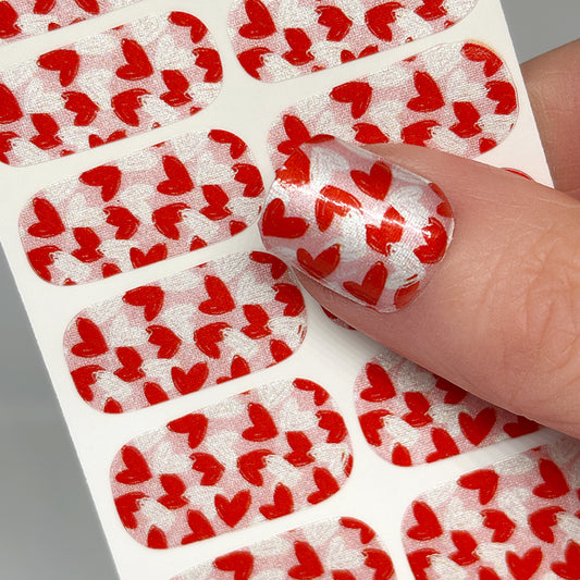 Heartfall Nail Wraps (PEARL)