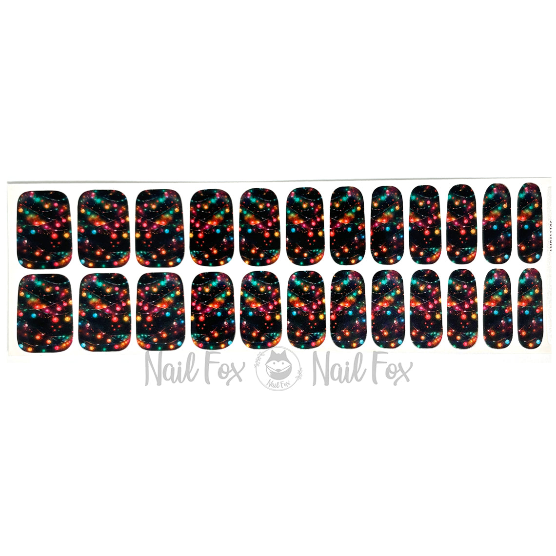 Holiday Lights Nail Wraps (PEARL)