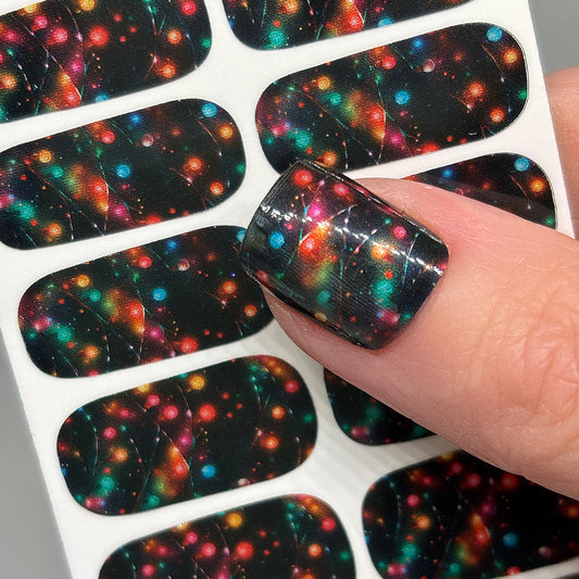 Holiday Lights Nail Wraps (PEARL)