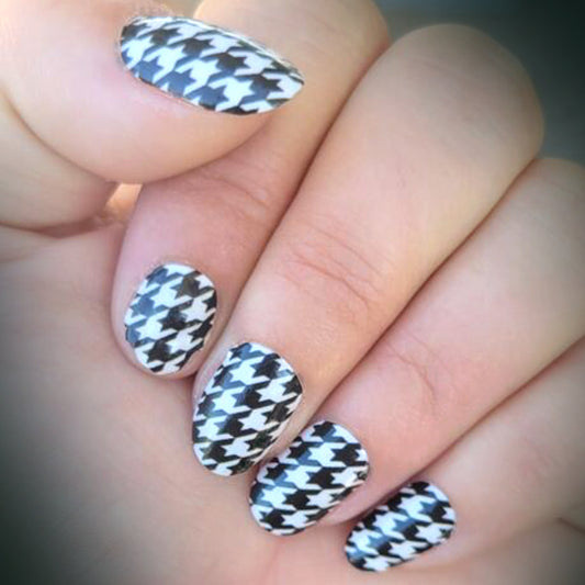 Houndstooth Exclusive Design Nail Wraps