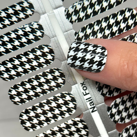 Houndstooth Exclusive Design Nail Wraps