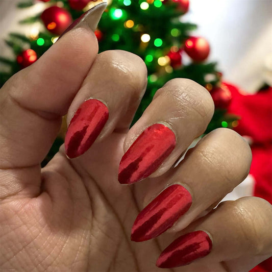 Red Chrome Nail Wraps (CHROME)