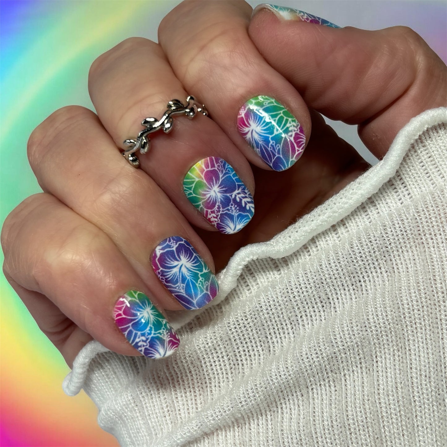 Island Bloom Exclusive Design Nail Wraps