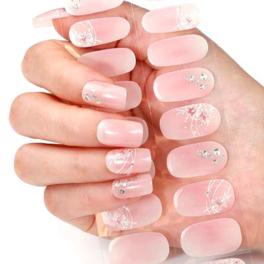 Jeweled Bliss No Light Gel Nail Wraps (NLG)