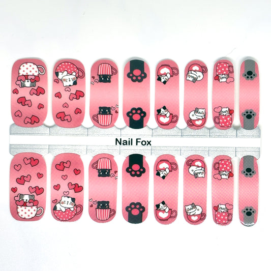 Kit-Tea Love Exclusive Design Nail Wraps