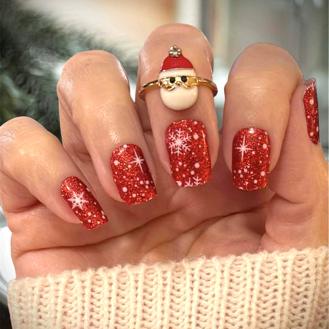 Let it Snow No Light Gel Nail Wraps (NLG)