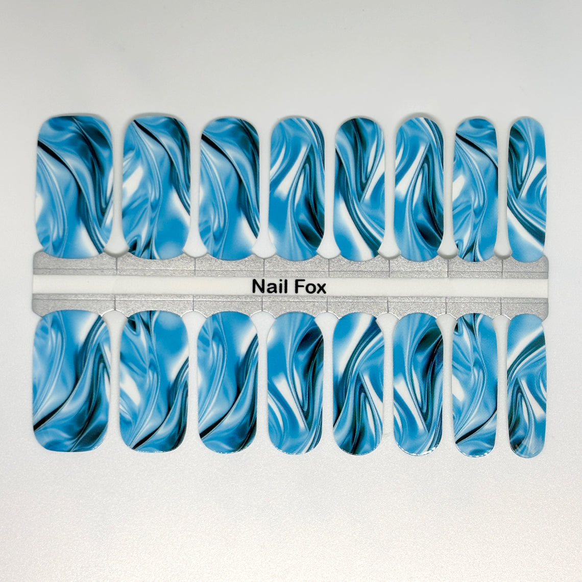 Liquid Cerulean Exclusive Design Nail Wraps
