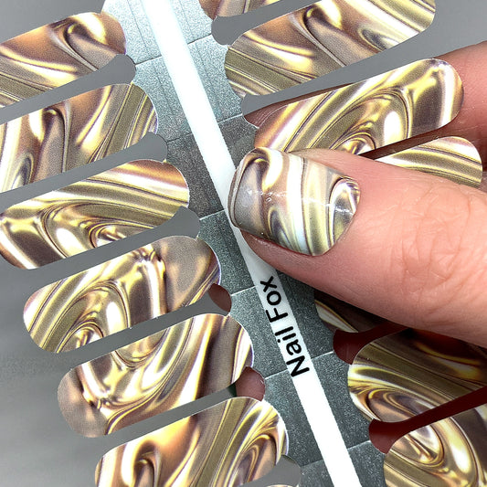 Liquid Gold Exclusive Design Nail Wraps