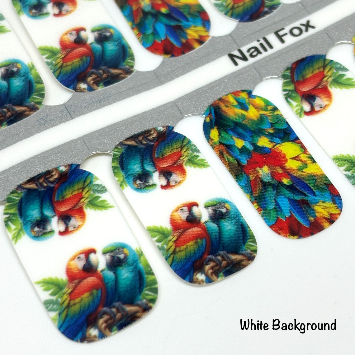 Macaws Exclusive Design Nail Wraps