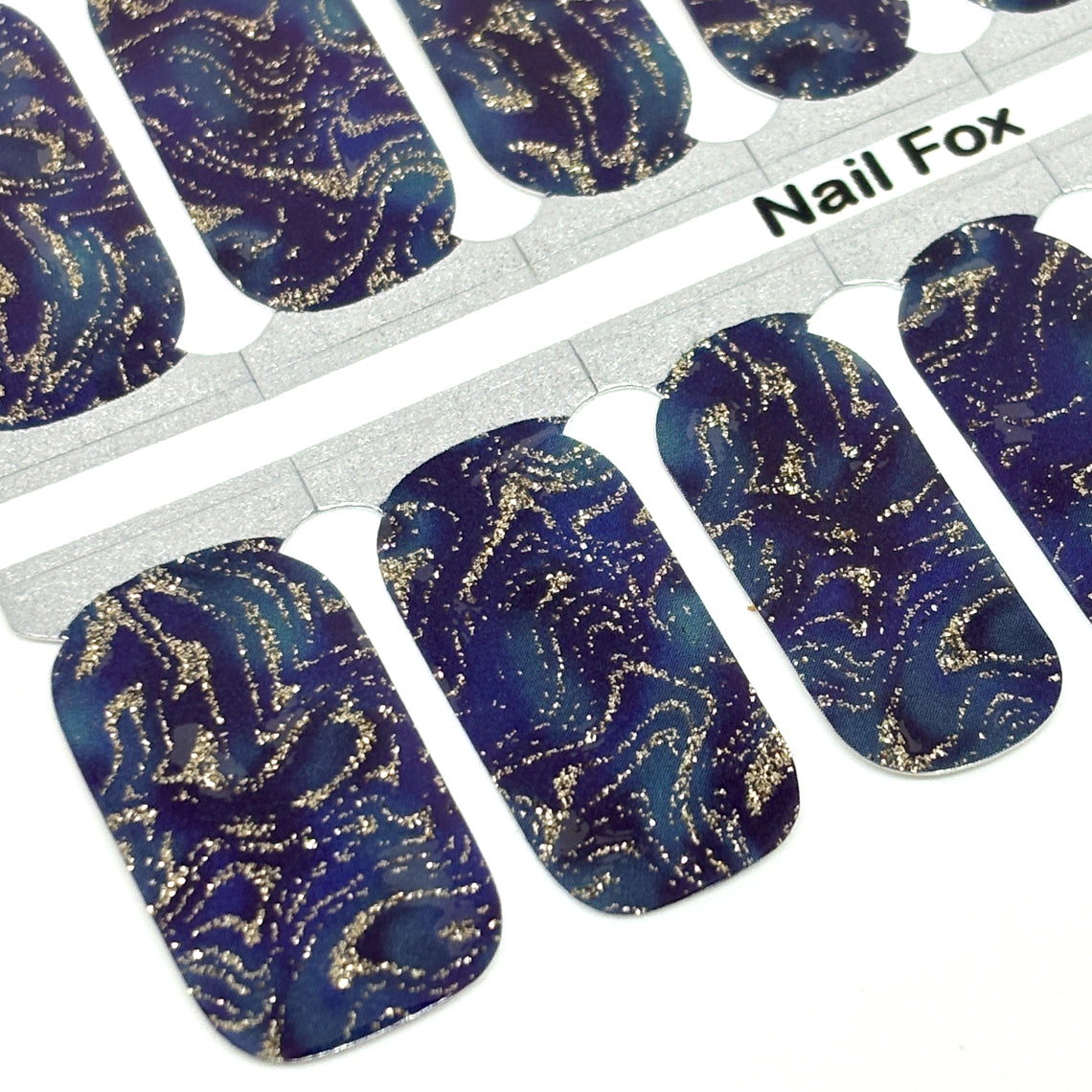 Magical Midnight Exclusive Design Nail Wraps (GLITTER)