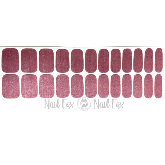 Mauve Shimmer Nail Wraps