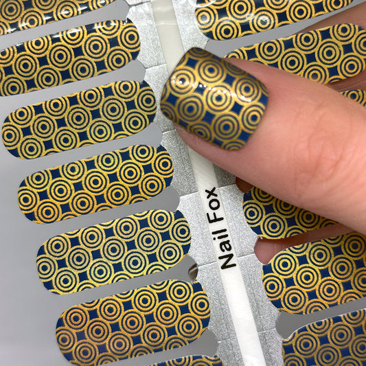 Midnight Mirage Exclusive Design Nail Wraps (HOLO FOIL)
