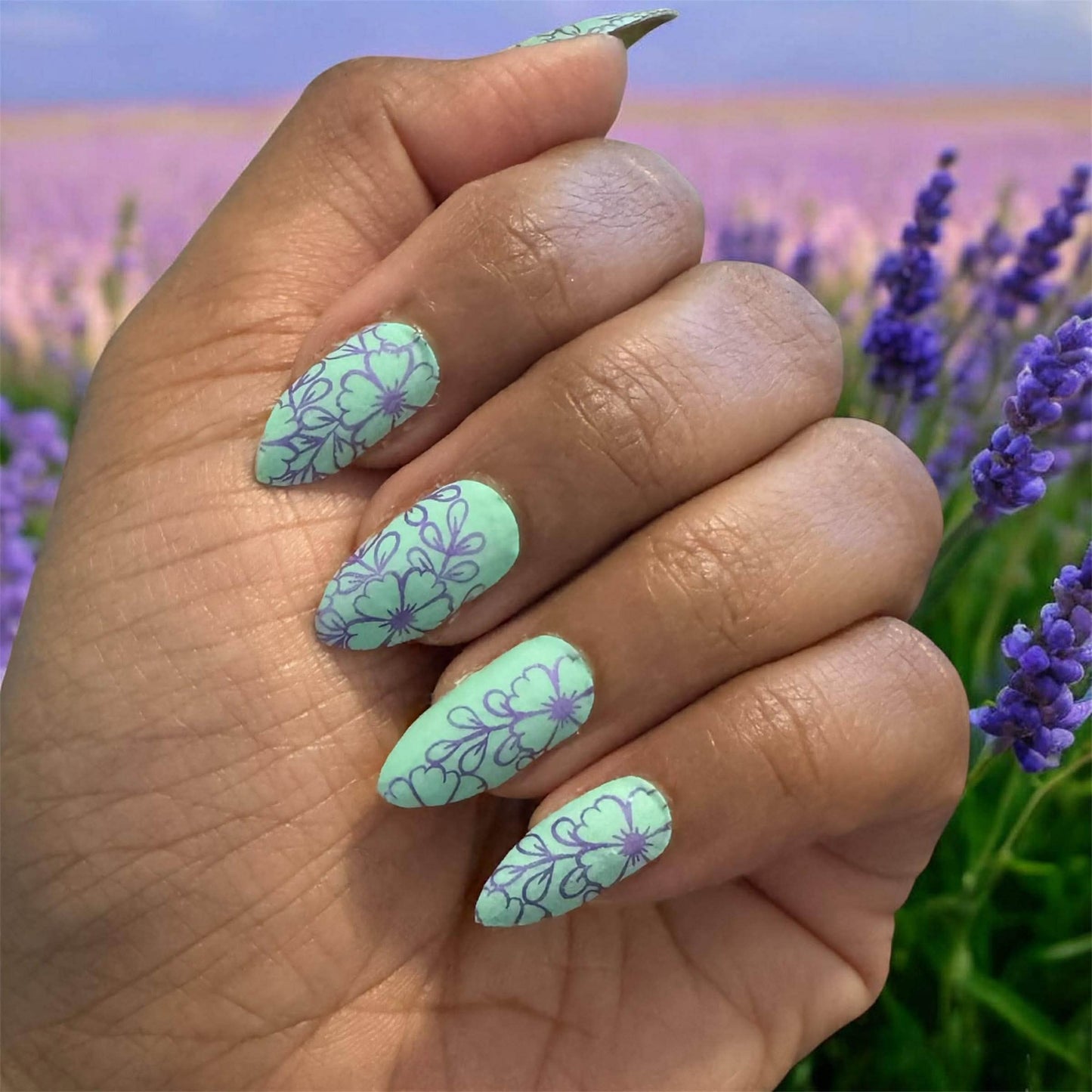 Mint to Bloom Exclusive Design Nail Wraps (FOIL)