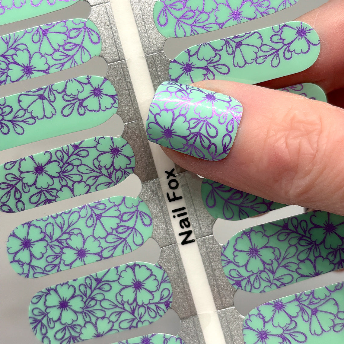 Mint to Bloom Exclusive Design Nail Wraps (FOIL)
