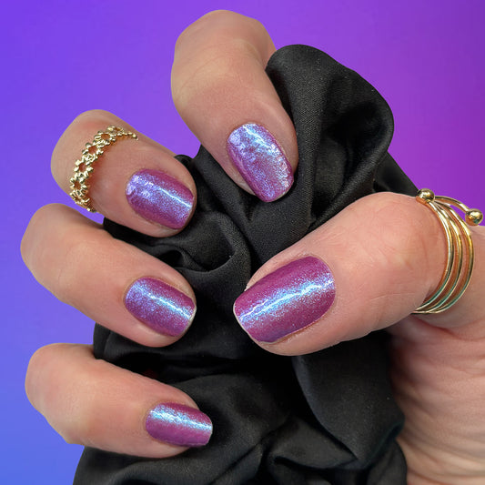 Mystic Aster Exclusive Nail Wraps (Color Shift Purple/Violet/Blue)